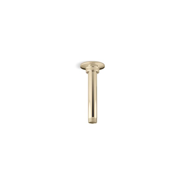 6" Ceiling Mount Rainhead Arm And Flange